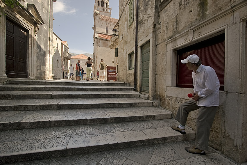 Waiting; Korčula, Croatia